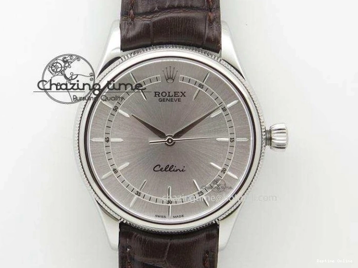 0212 DailyWear Day-Date 36mm 128235 YG Crystal BP Best Edition Silver Crystal Marker Dial on YG President Bracelet A 2676